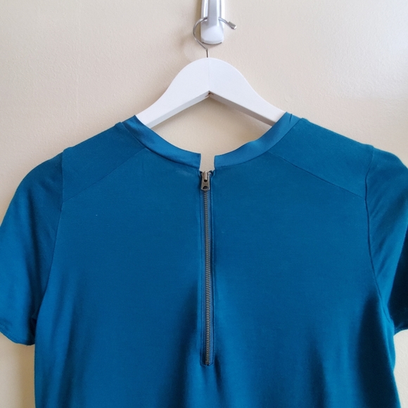 Wilfred Capucine Silk T-shirt Two Tone Tee shirt, Blue, XS - Picture 8 of 9